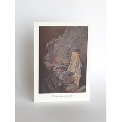 Obrazki z życia Jezusa i Maryi seria VII W stajence 4 szt Piotr Stachiewicz Pocztówki